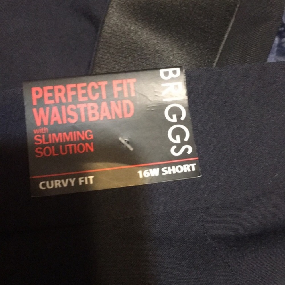 Briggs New York NWT 16WS women’s navy dress pants - Picture 4 of 4